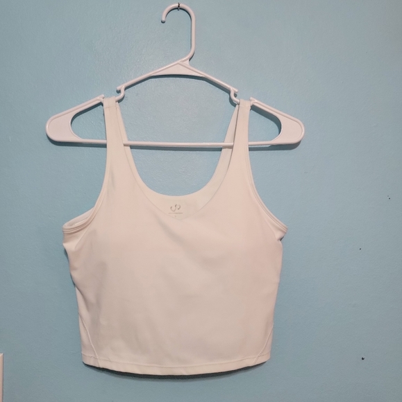 Curves and Combat Boots Tops - CURVES N Combat Boots Crop Bra Top | White Size Large